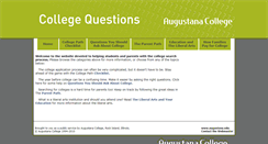 Desktop Screenshot of collegequestions.org