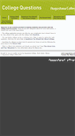 Mobile Screenshot of collegequestions.org